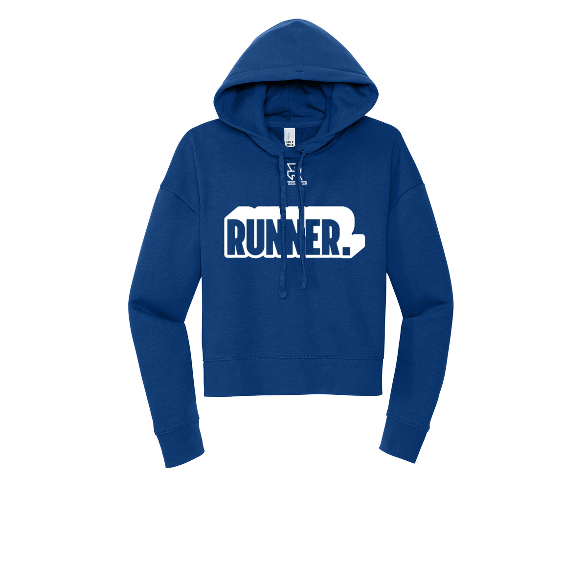 RUNNER DNA (White) - Womens Fleece Hoodie