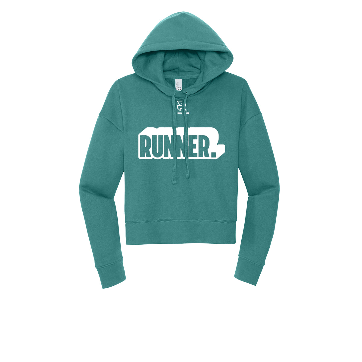 RUNNER DNA (White) - Womens Fleece Hoodie