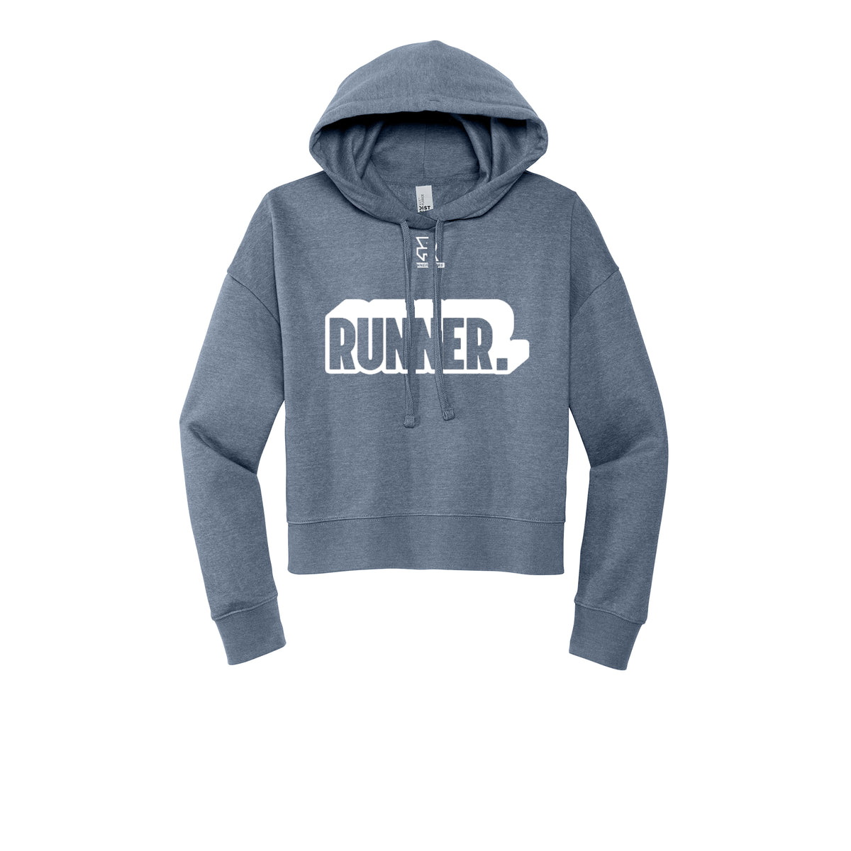 RUNNER DNA (White) - Womens Fleece Hoodie