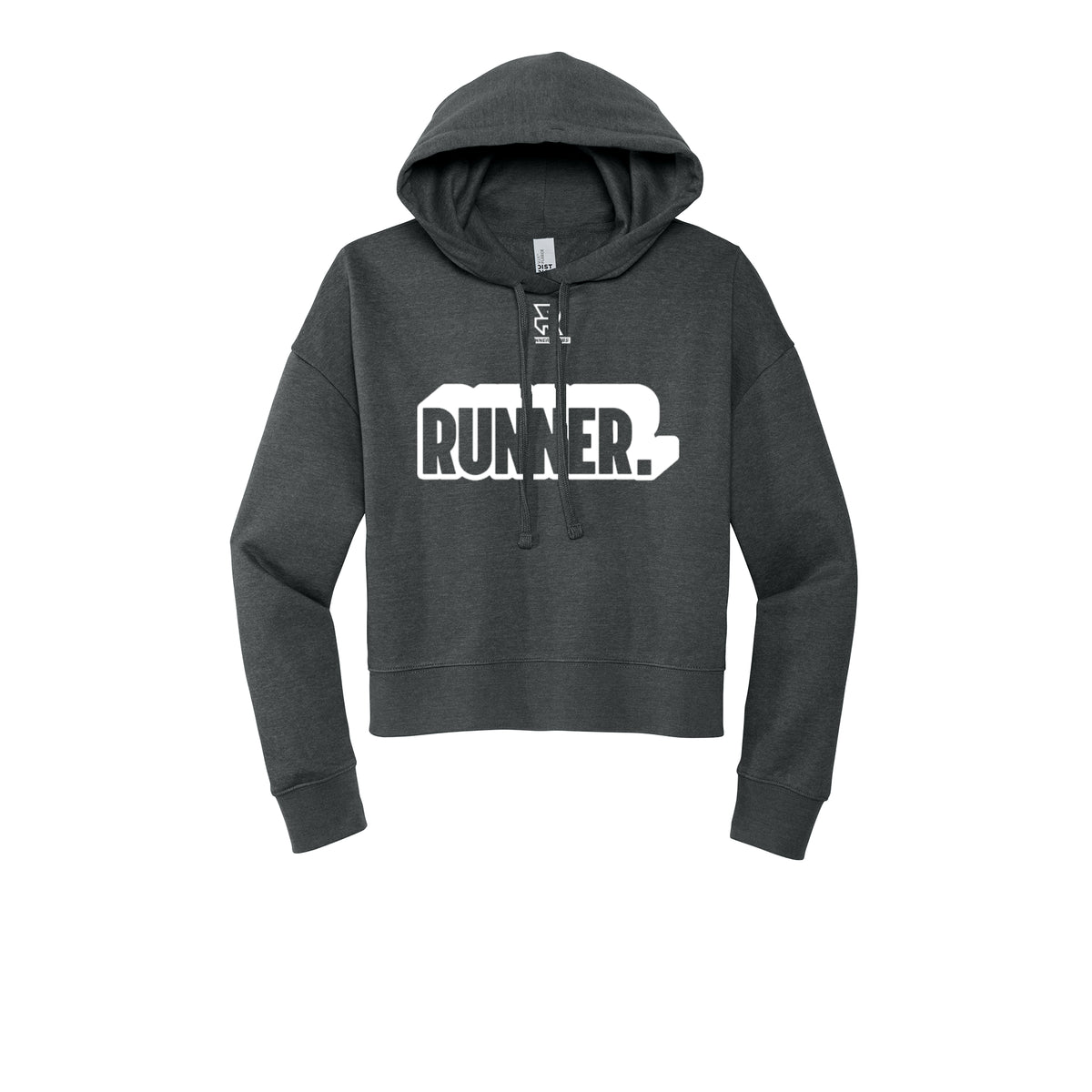 RUNNER DNA (White) - Womens Fleece Hoodie