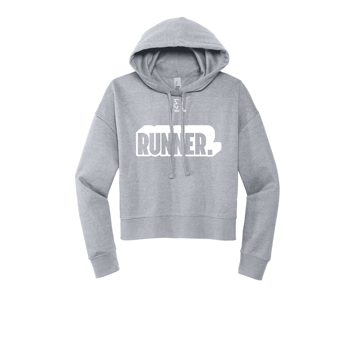 RUNNER DNA (White) - Womens Fleece Hoodie