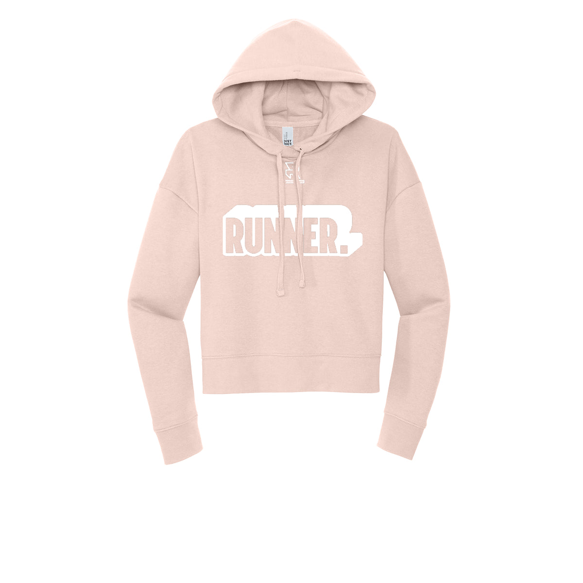 RUNNER DNA (White) - Womens Fleece Hoodie