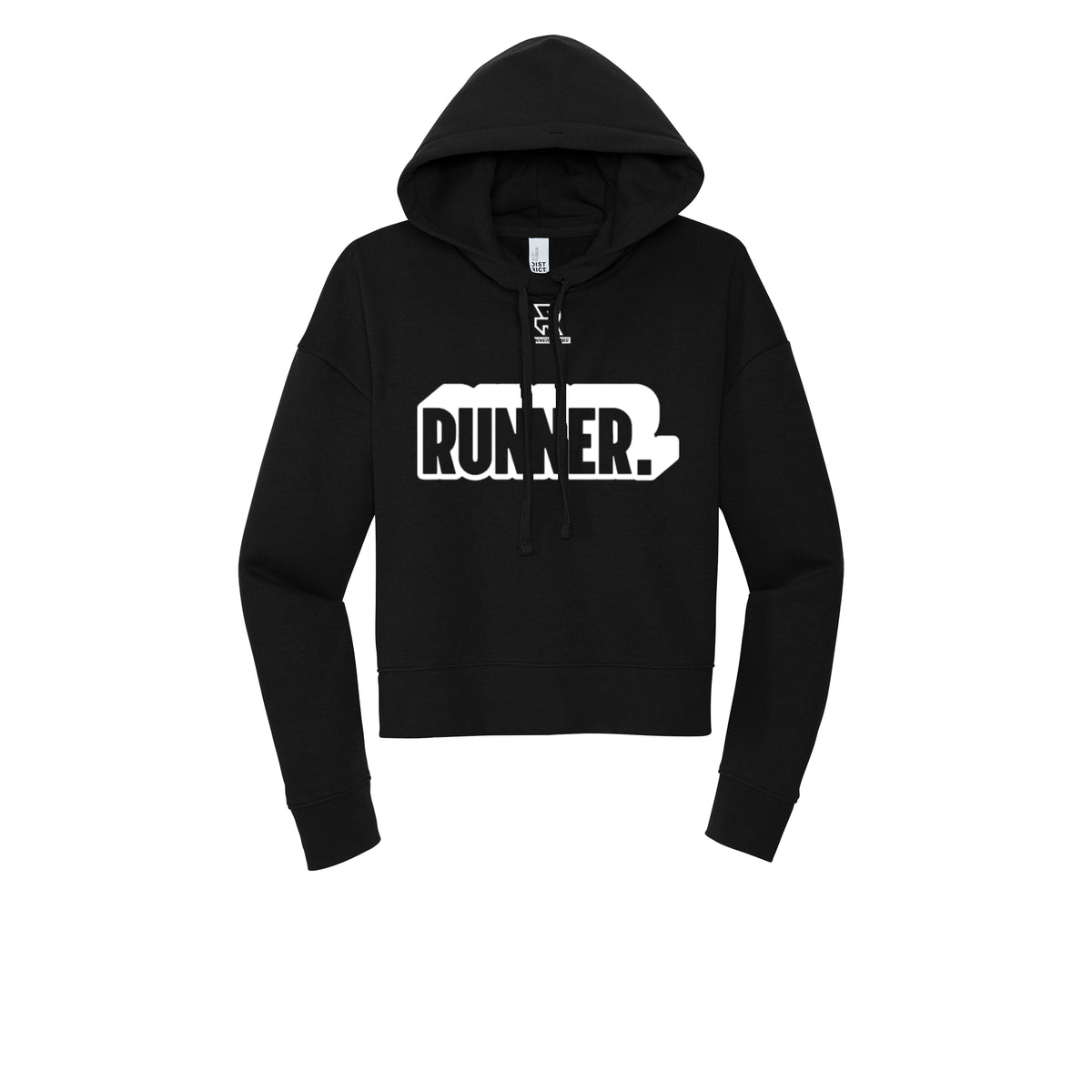 RUNNER DNA (White) - Womens Fleece Hoodie