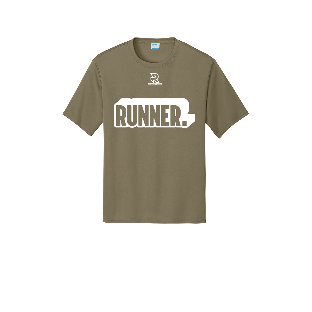 RUNNER DNA (White) - Short Sleeve Performance Tee