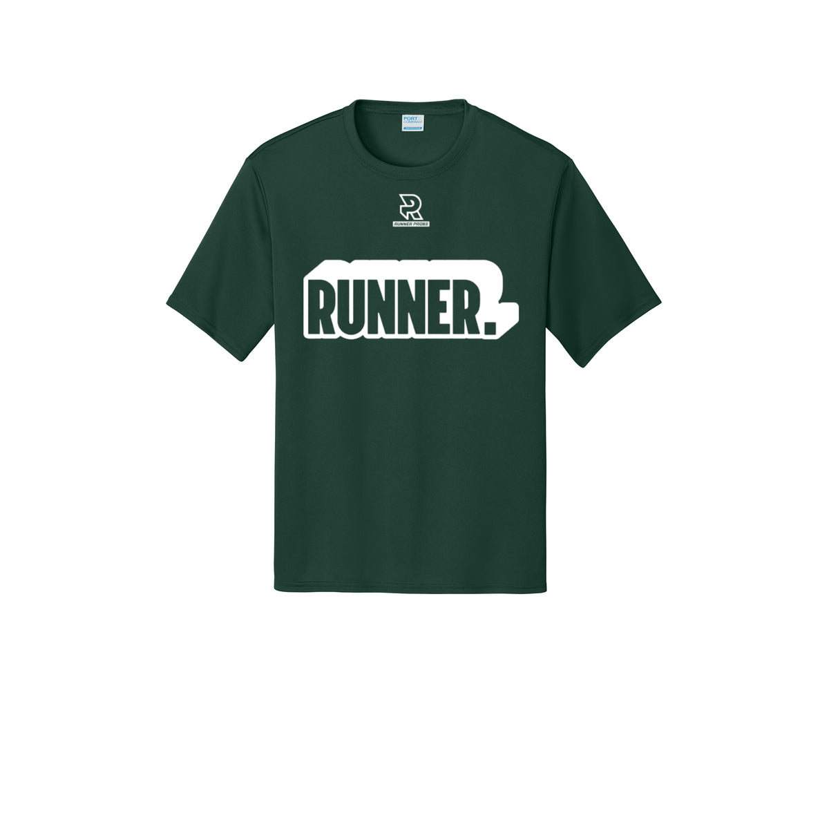 RUNNER DNA (White) - Short Sleeve Performance Tee