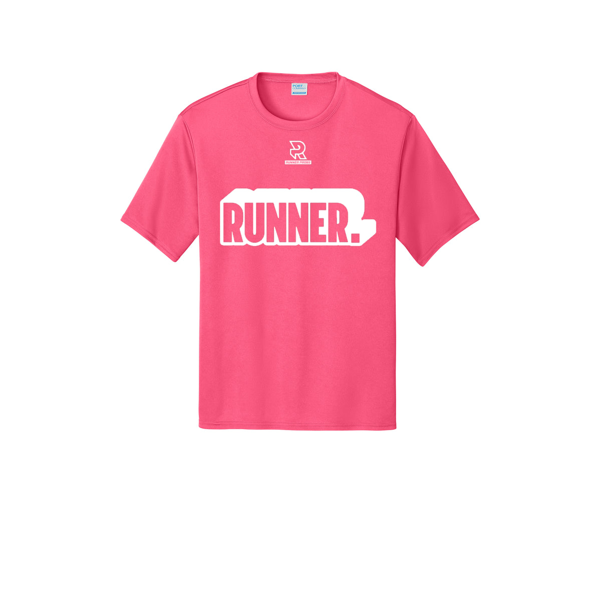 RUNNER DNA (White) - Short Sleeve Performance Tee