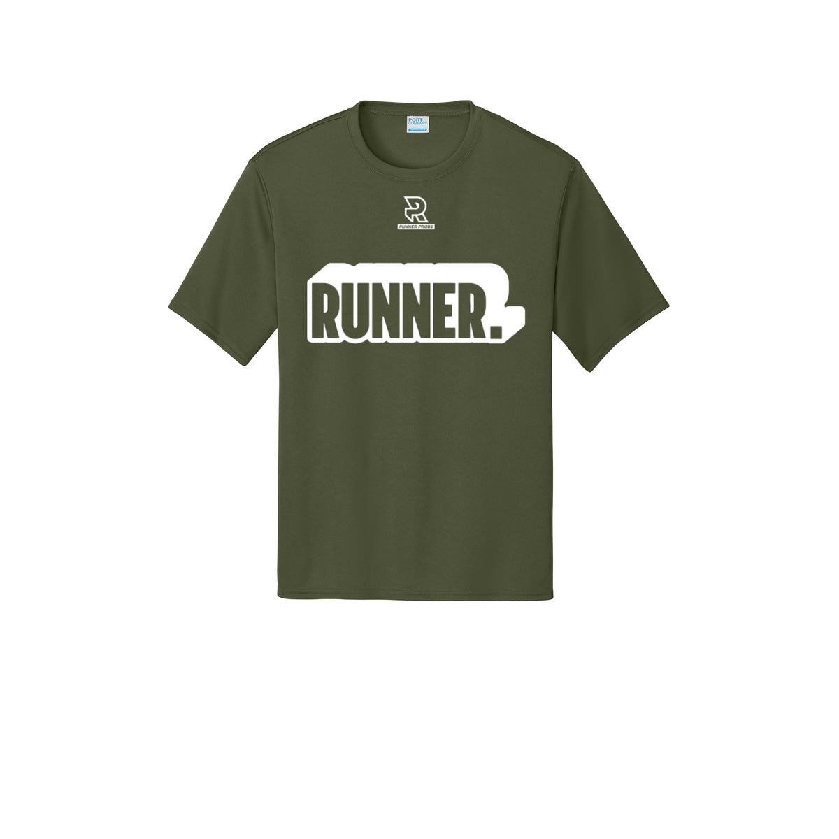 RUNNER DNA (White) - Short Sleeve Performance Tee