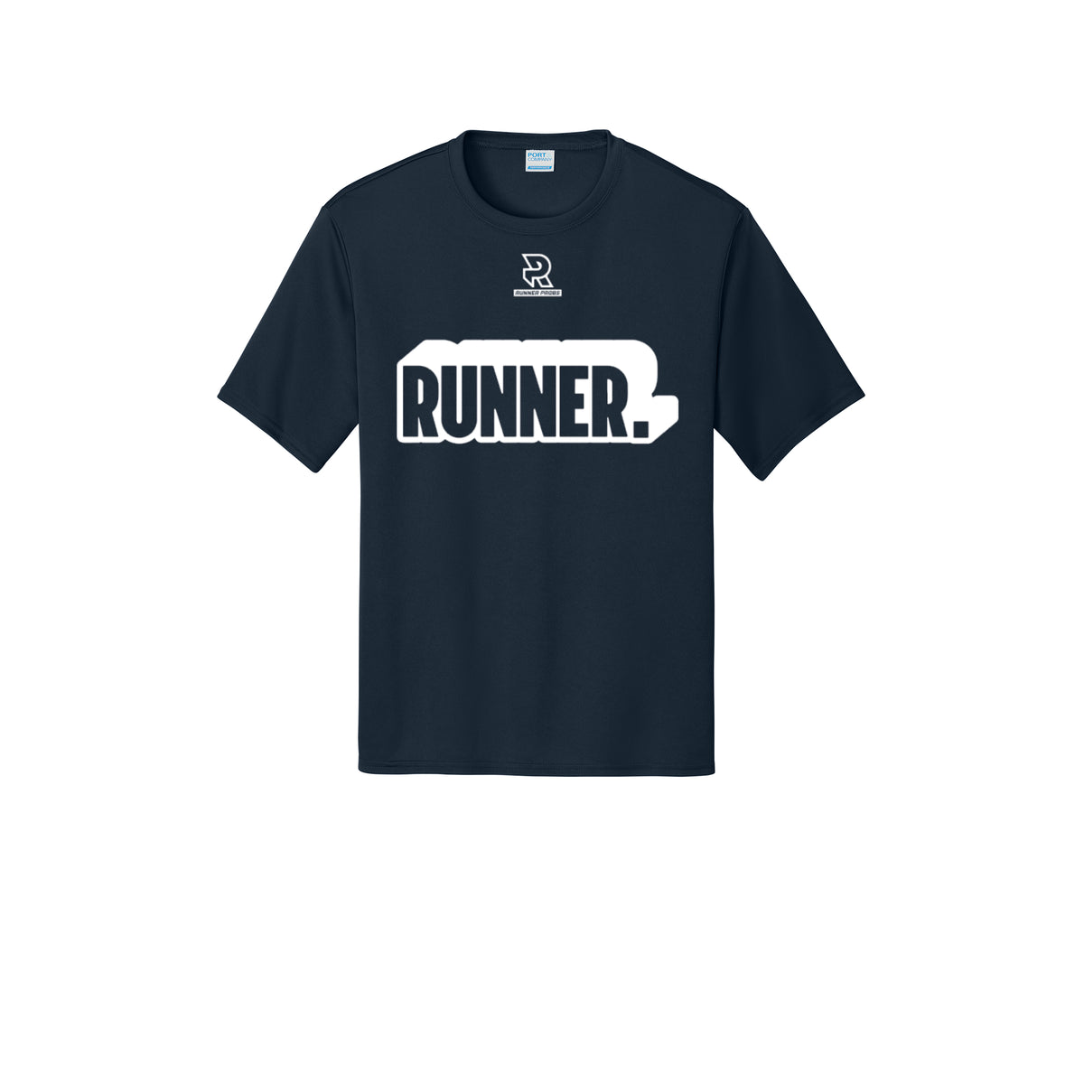 RUNNER DNA (White) - Short Sleeve Performance Tee