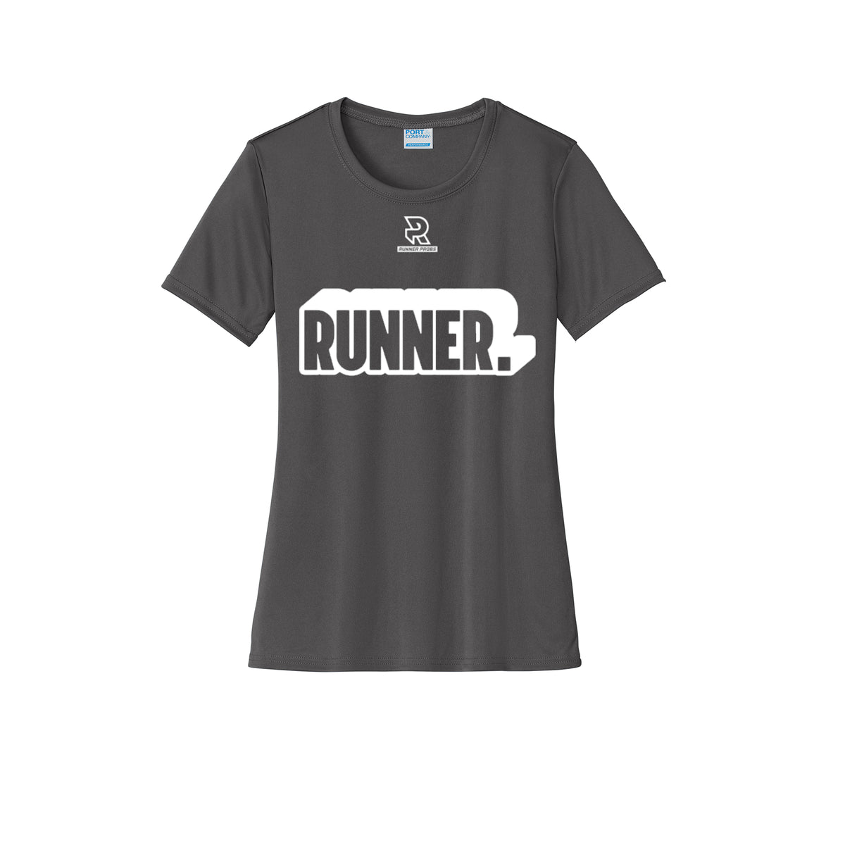 RUNNER DNA (White) - Womens Short Sleeve Performance Tee