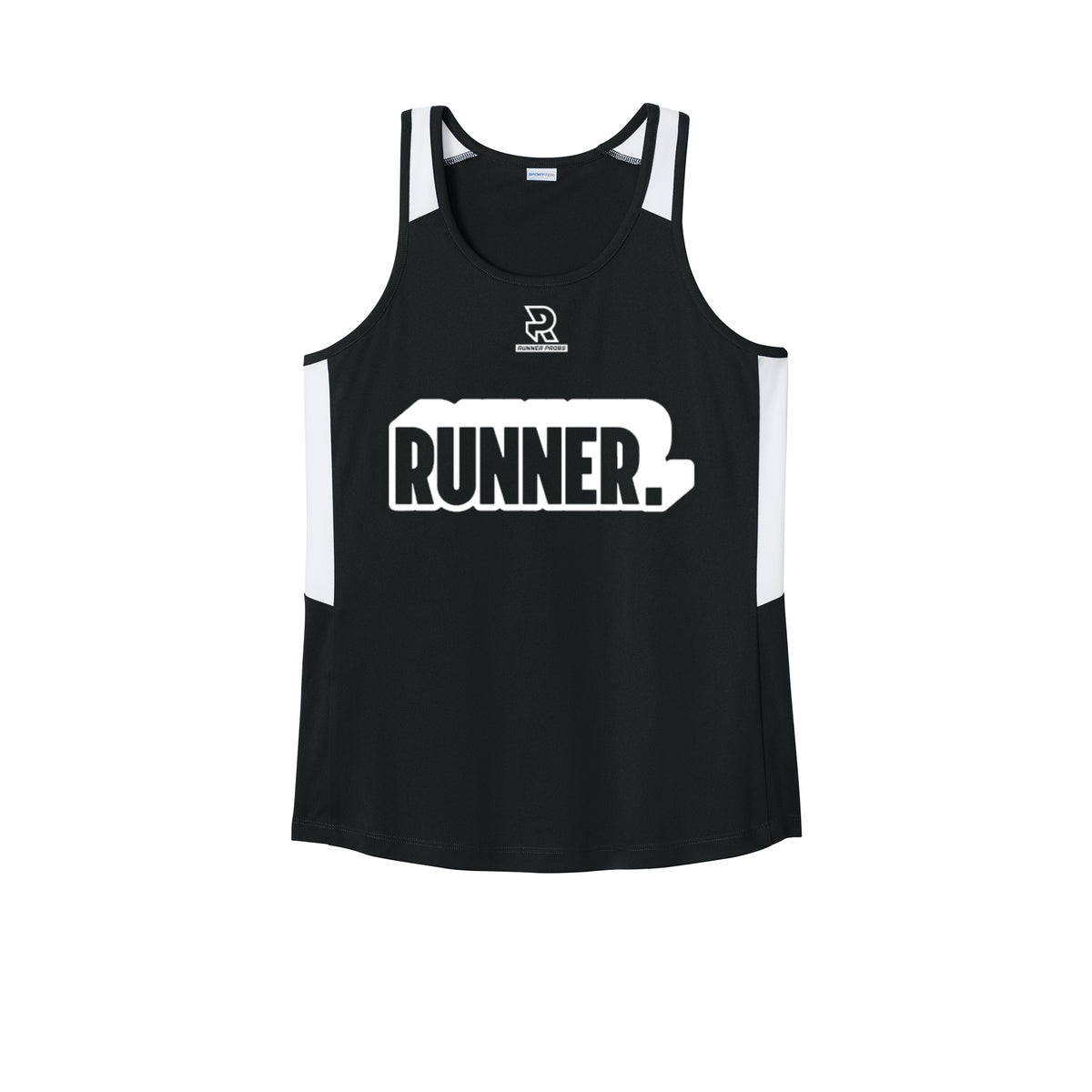 RUNNER DNA (White) - Womens Club Track Tank
