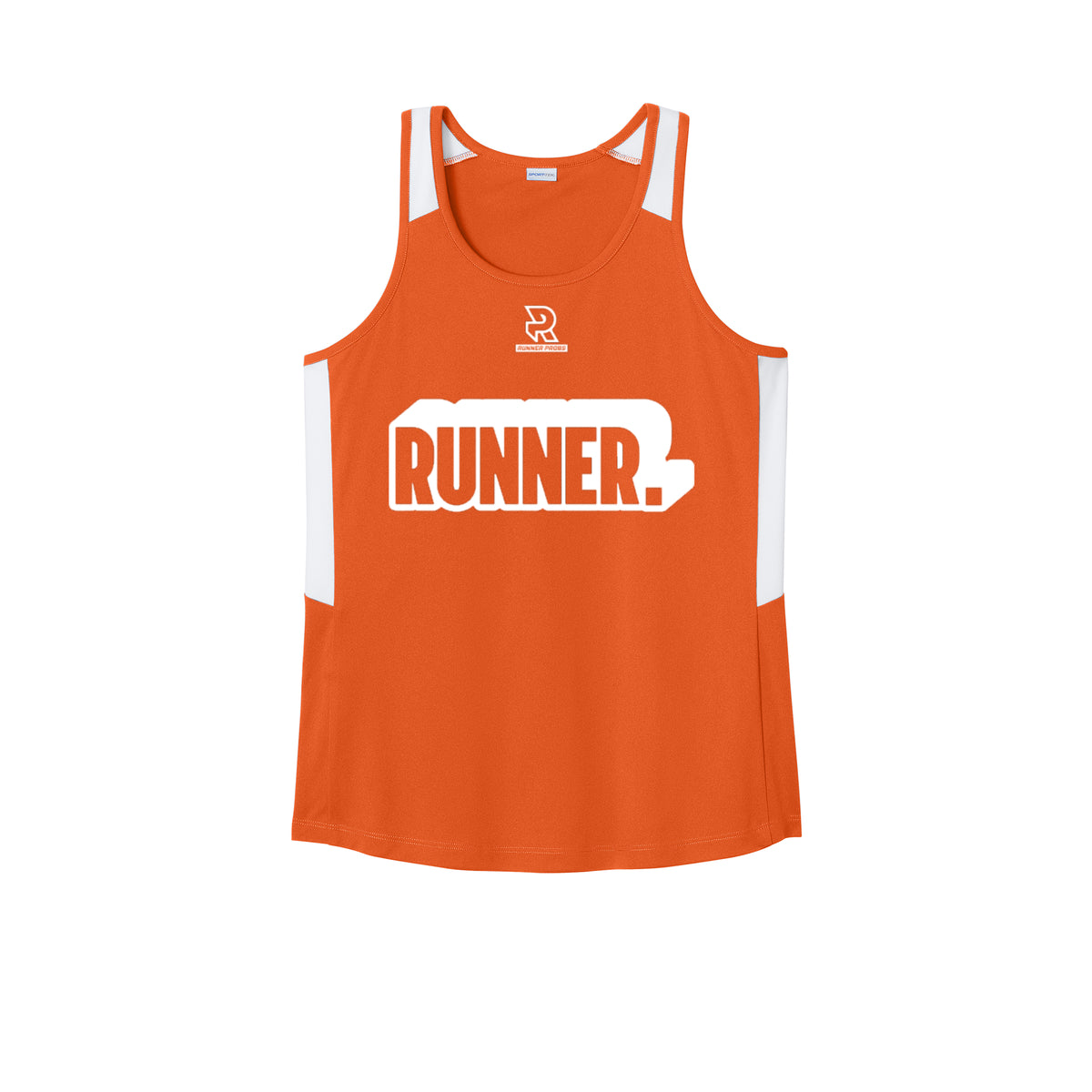 RUNNER DNA (White) - Womens Club Track Tank