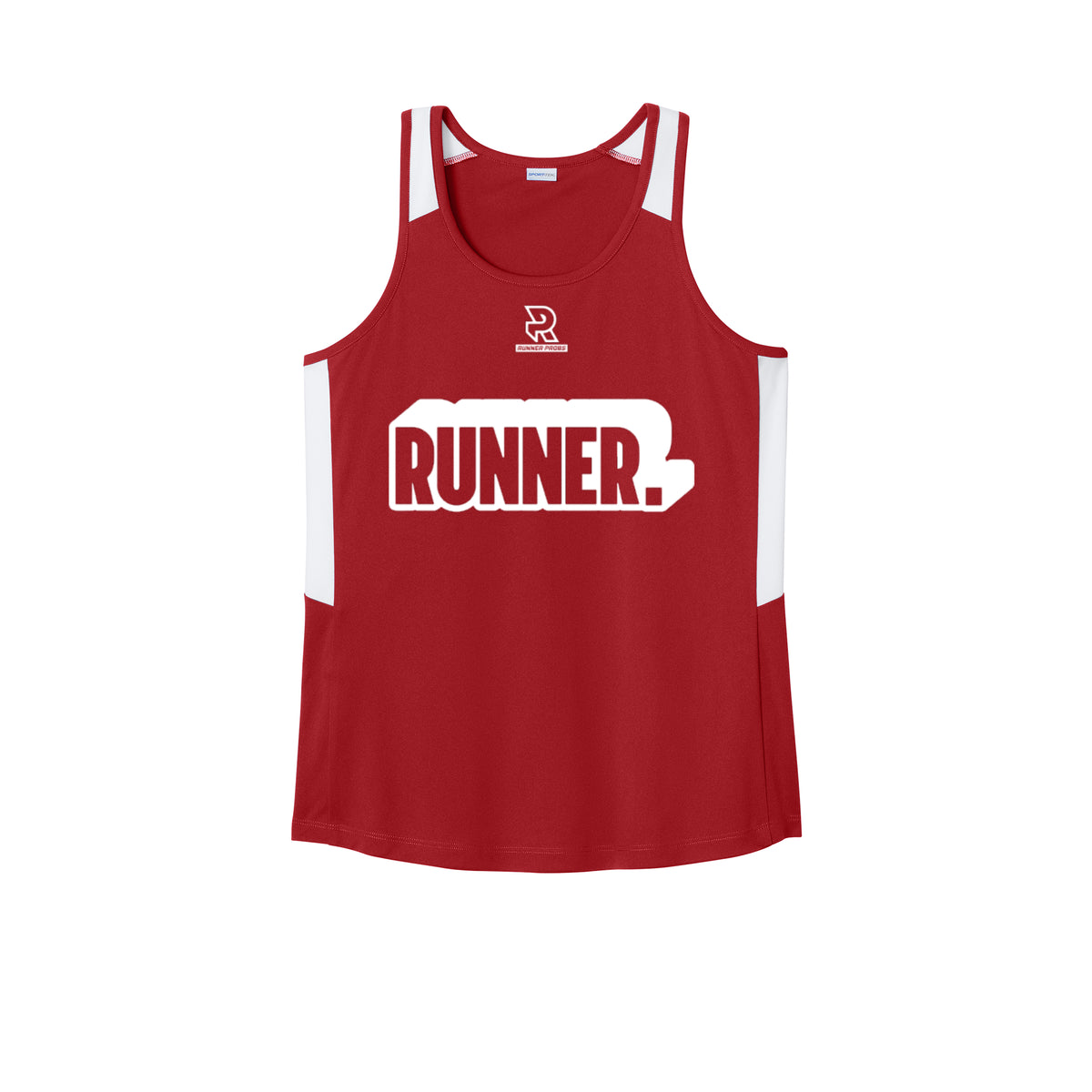 RUNNER DNA (White) - Womens Club Track Tank