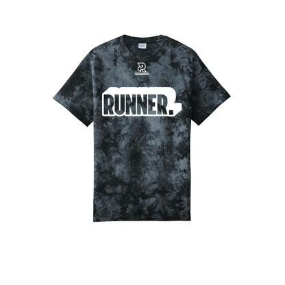 RUNNER DNA (White) - Short Sleeve Tie Dye Cotton Tee