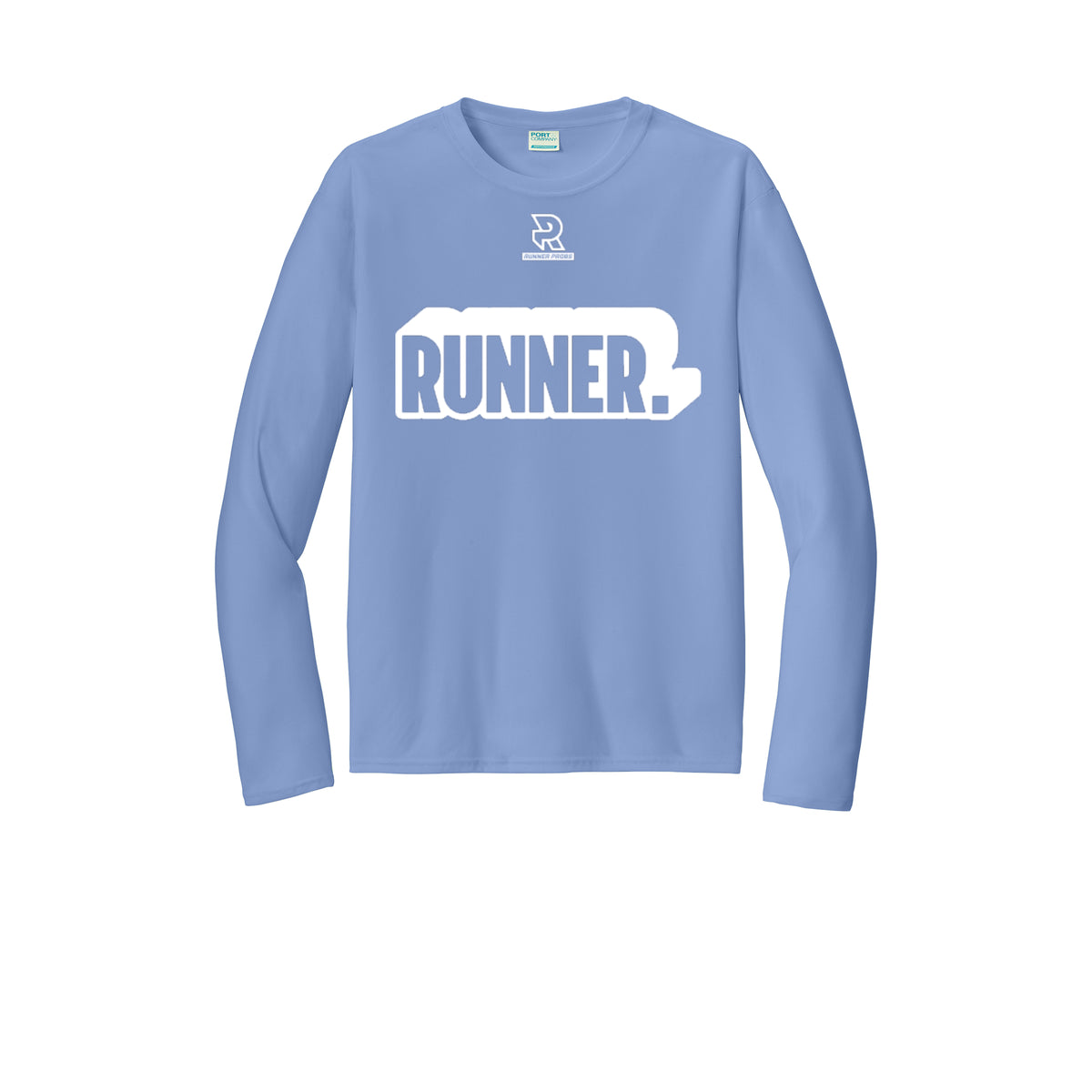 RUNNER DNA (White) - Long Sleeve Performance Tee