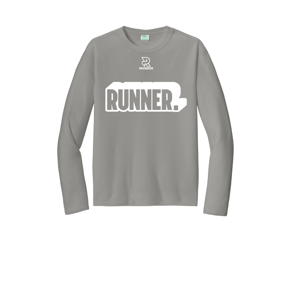 RUNNER DNA (White) - Long Sleeve Performance Tee