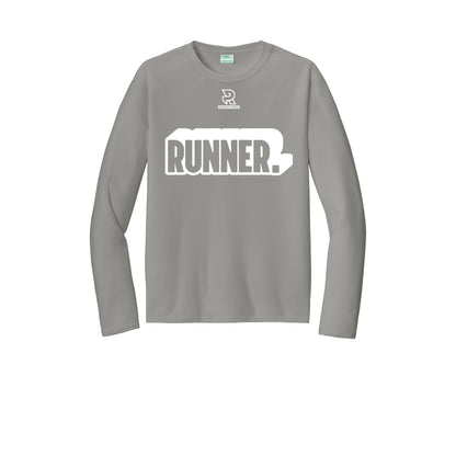 RUNNER DNA (White) - Long Sleeve Performance Tee