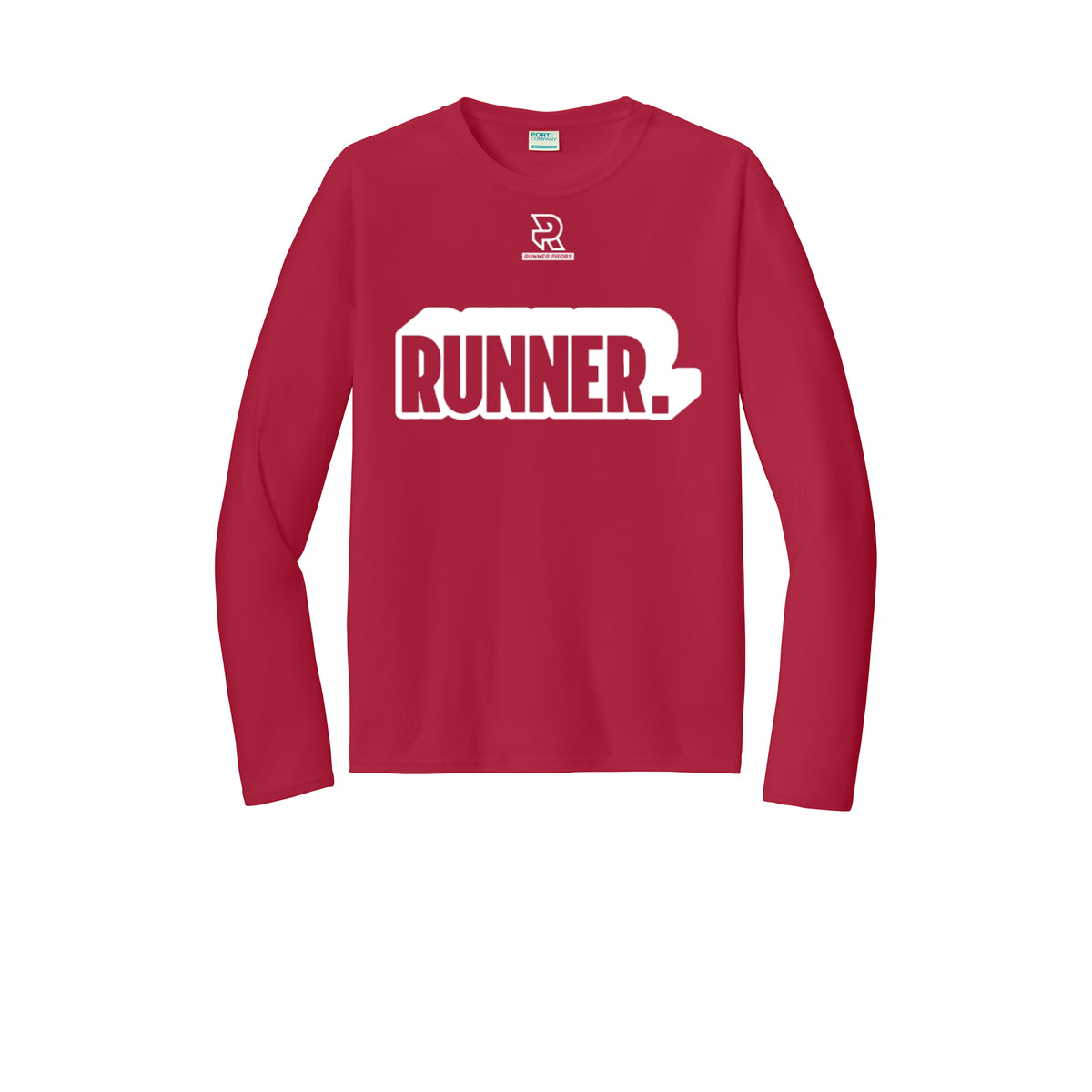 RUNNER DNA (White) - Long Sleeve Performance Tee