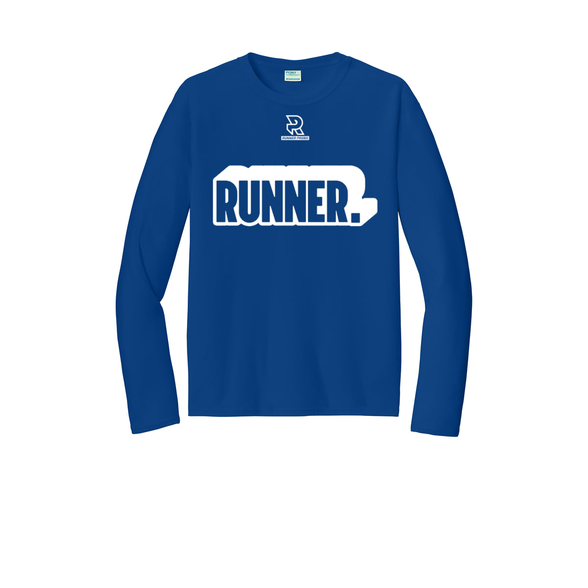 RUNNER DNA (White) - Long Sleeve Performance Tee