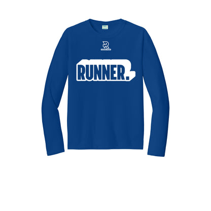 RUNNER DNA (White) - Long Sleeve Performance Tee
