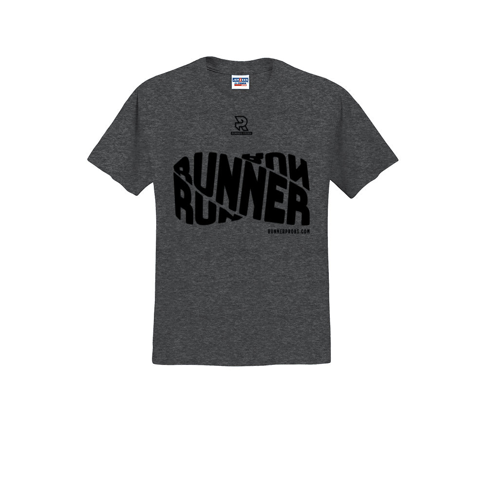 RUNNER DNA (Black) - Short Sleeve 50/50 Tee