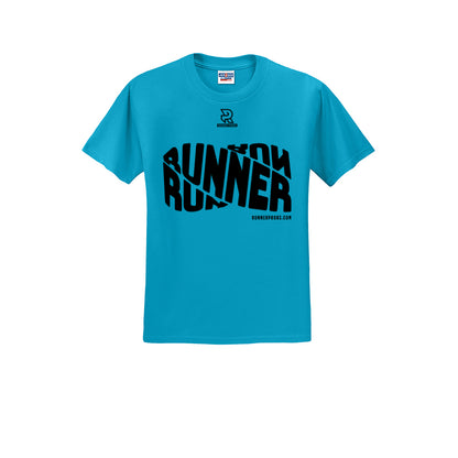 RUNNER DNA (Black) - Short Sleeve 50/50 Tee