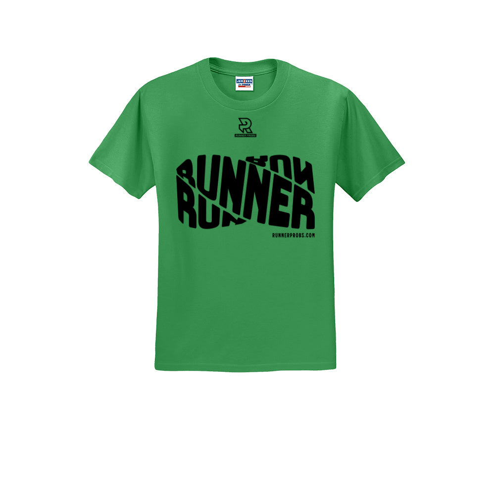 RUNNER DNA (Black) - Short Sleeve 50/50 Tee