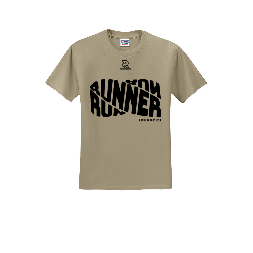 RUNNER DNA (Black) - Short Sleeve 50/50 Tee