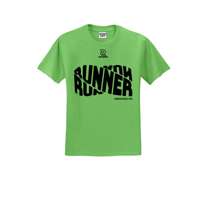 RUNNER DNA (Black) - Short Sleeve 50/50 Tee