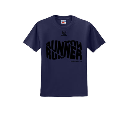RUNNER DNA (Black) - Short Sleeve 50/50 Tee