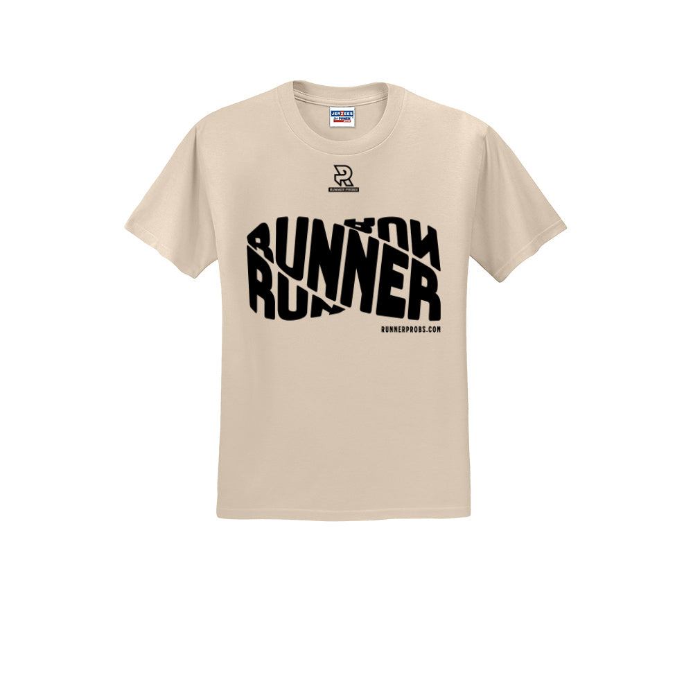 RUNNER DNA (Black) - Short Sleeve 50/50 Tee