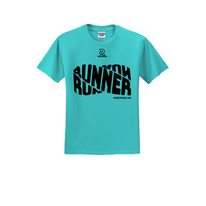 RUNNER DNA (Black) - Short Sleeve 50/50 Tee