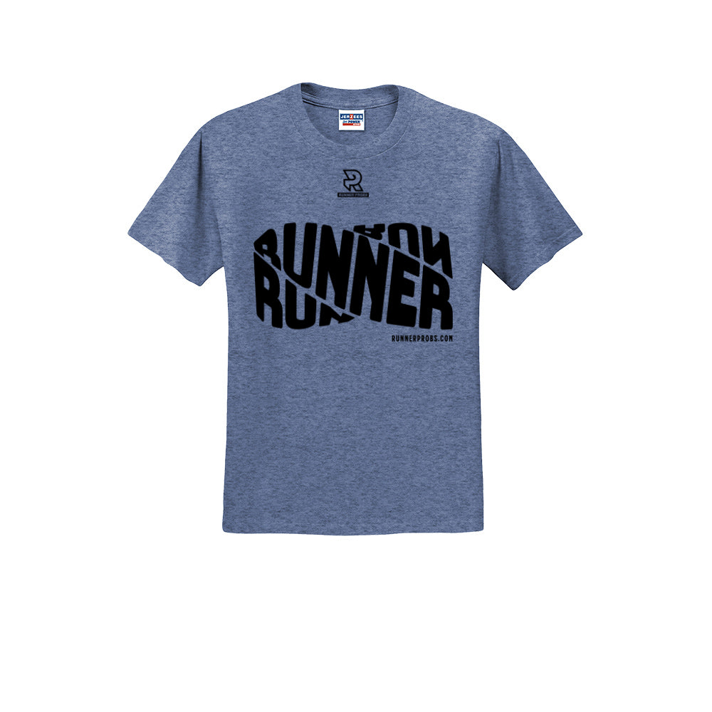 RUNNER DNA (Black) - Short Sleeve 50/50 Tee
