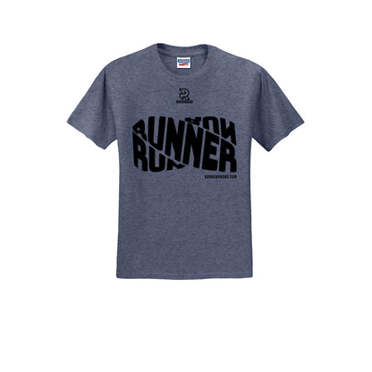 RUNNER DNA (Black) - Short Sleeve 50/50 Tee