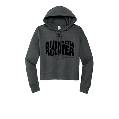 RUNNER DNA (Black) - Womens Fleece Hoodie