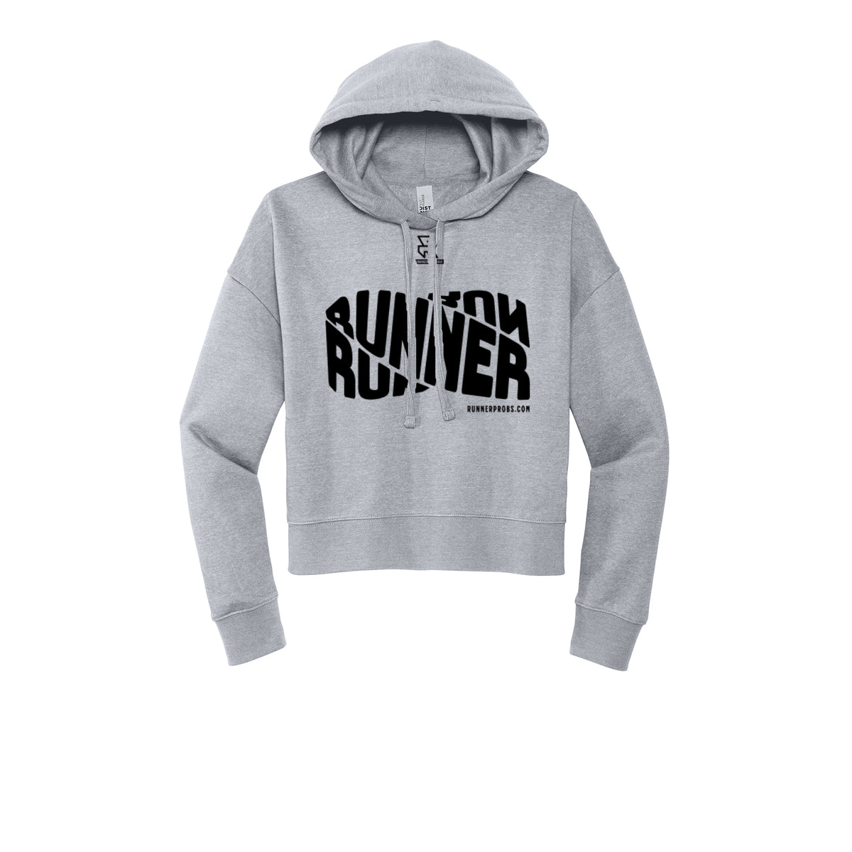 RUNNER DNA (Black) - Womens Fleece Hoodie