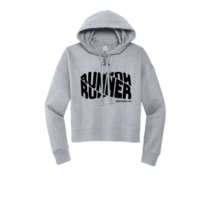RUNNER DNA (Black) - Womens Fleece Hoodie