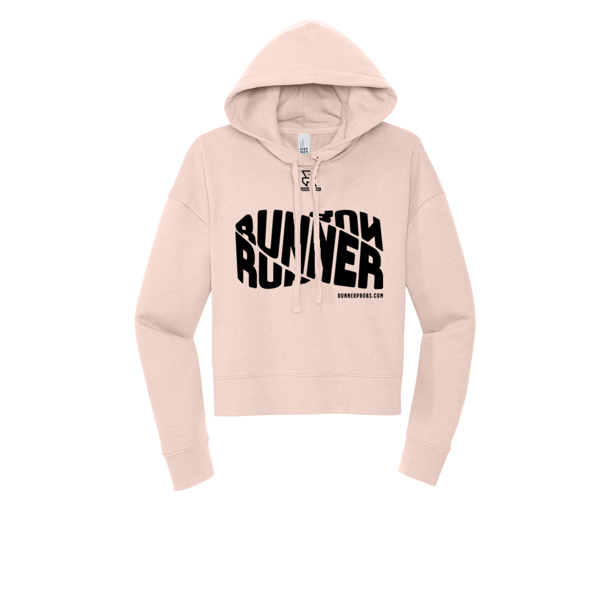 RUNNER DNA (Black) - Womens Fleece Hoodie