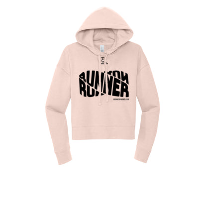 RUNNER DNA (Black) - Womens Fleece Hoodie