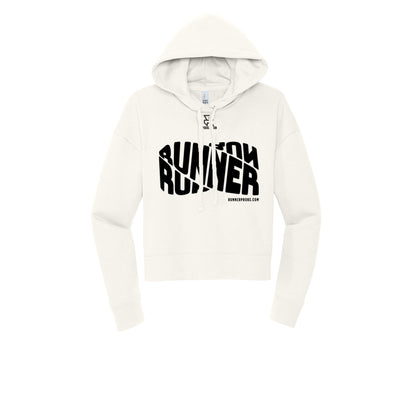 RUNNER DNA (Black) - Womens Fleece Hoodie