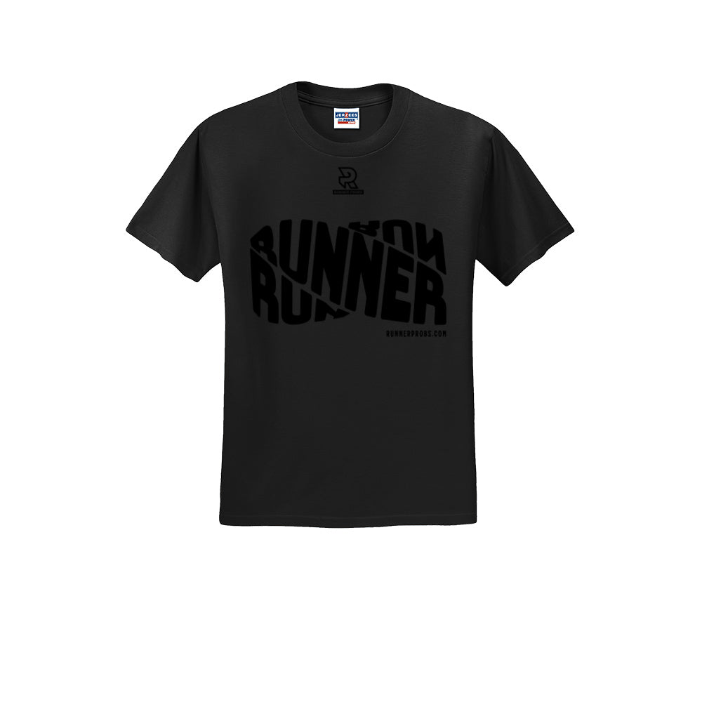 RUNNER DNA (Black) - Short Sleeve Cotton Tee