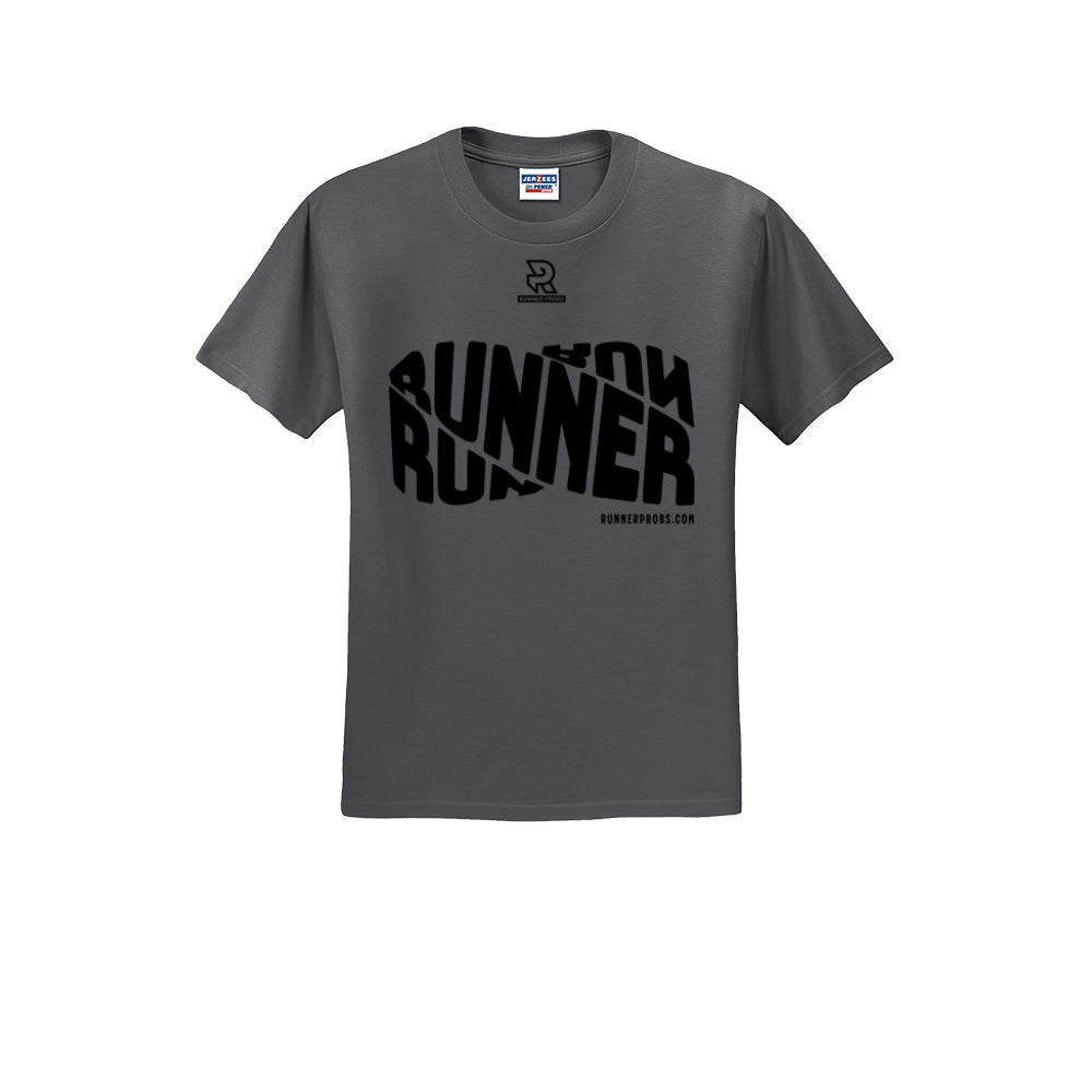 RUNNER DNA (Black) - Short Sleeve Cotton Tee