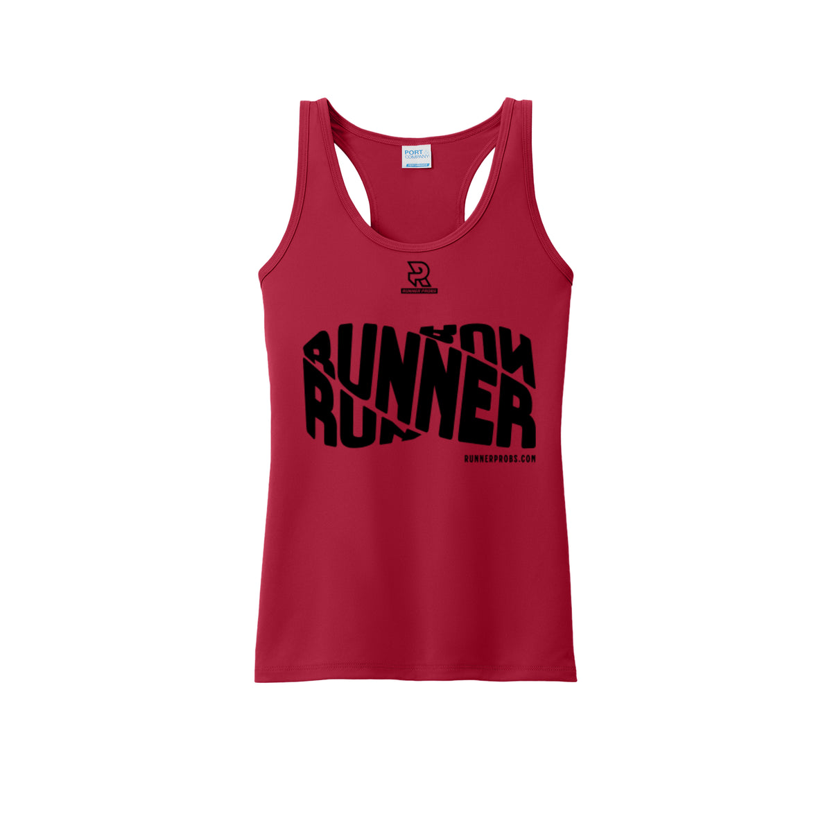 RUNNER DNA (Black) - Womens Performance Tank