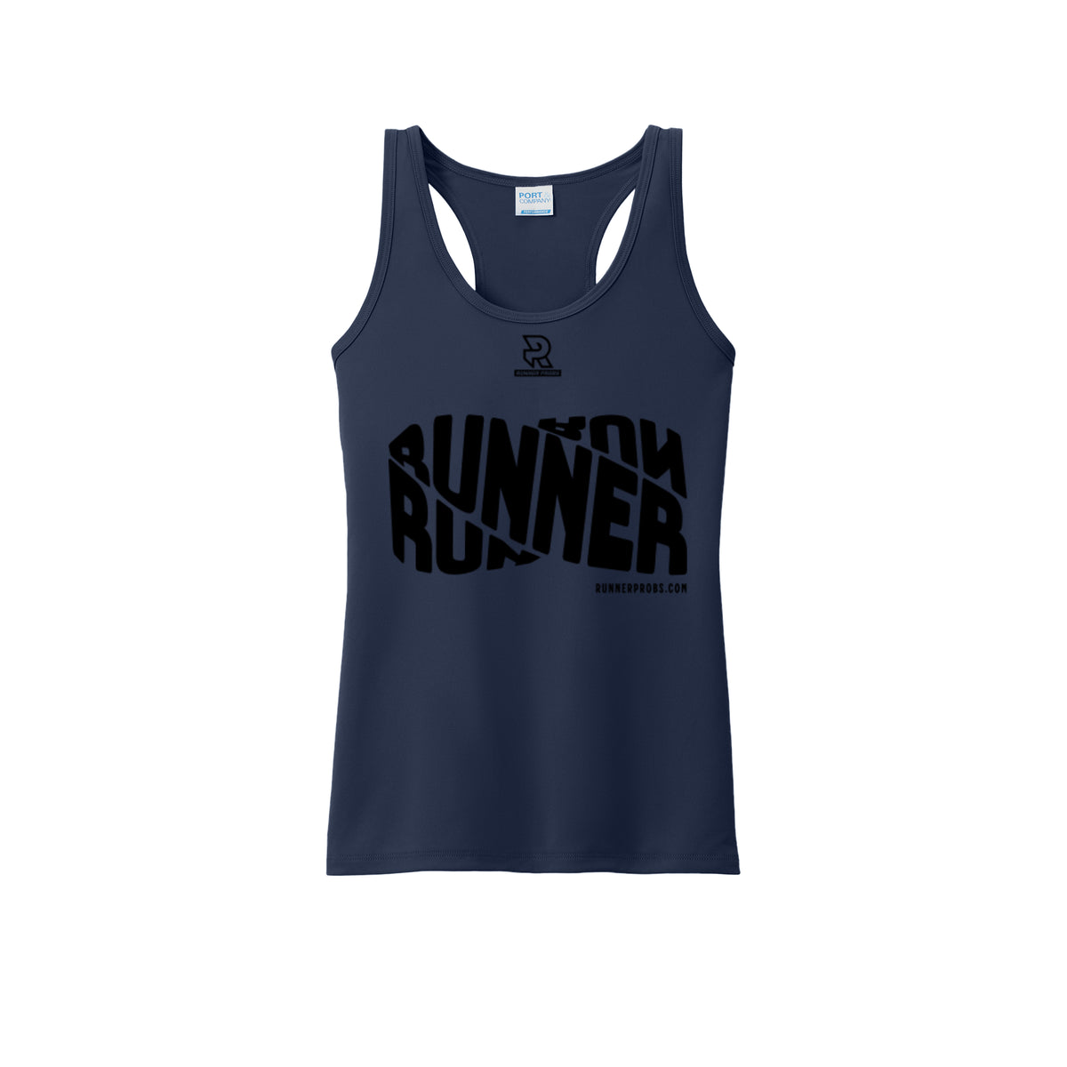 RUNNER DNA (Black) - Womens Performance Tank