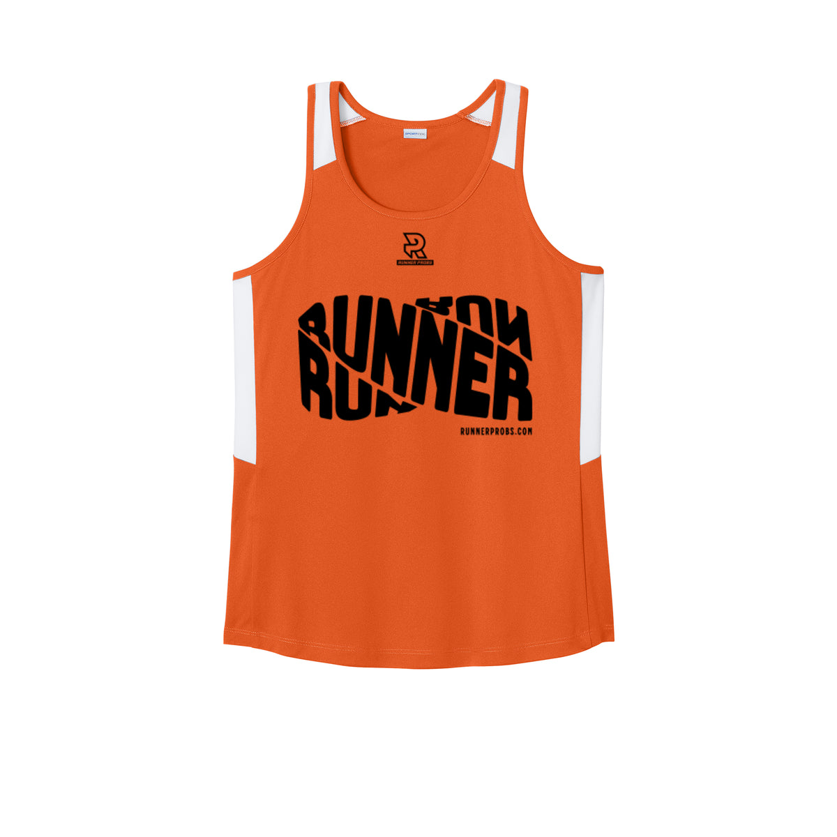 RUNNER DNA (Black) - Womens Club Track Tank