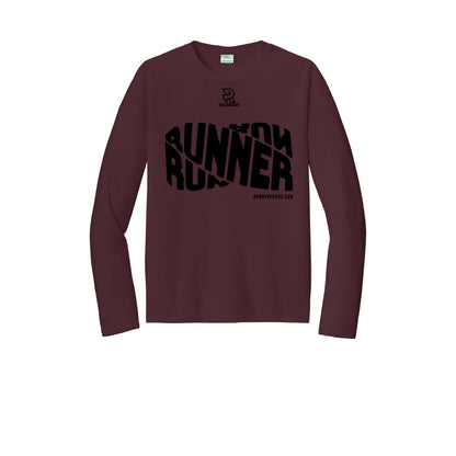 RUNNER DNA (Black) - Long Sleeve Performance Tee
