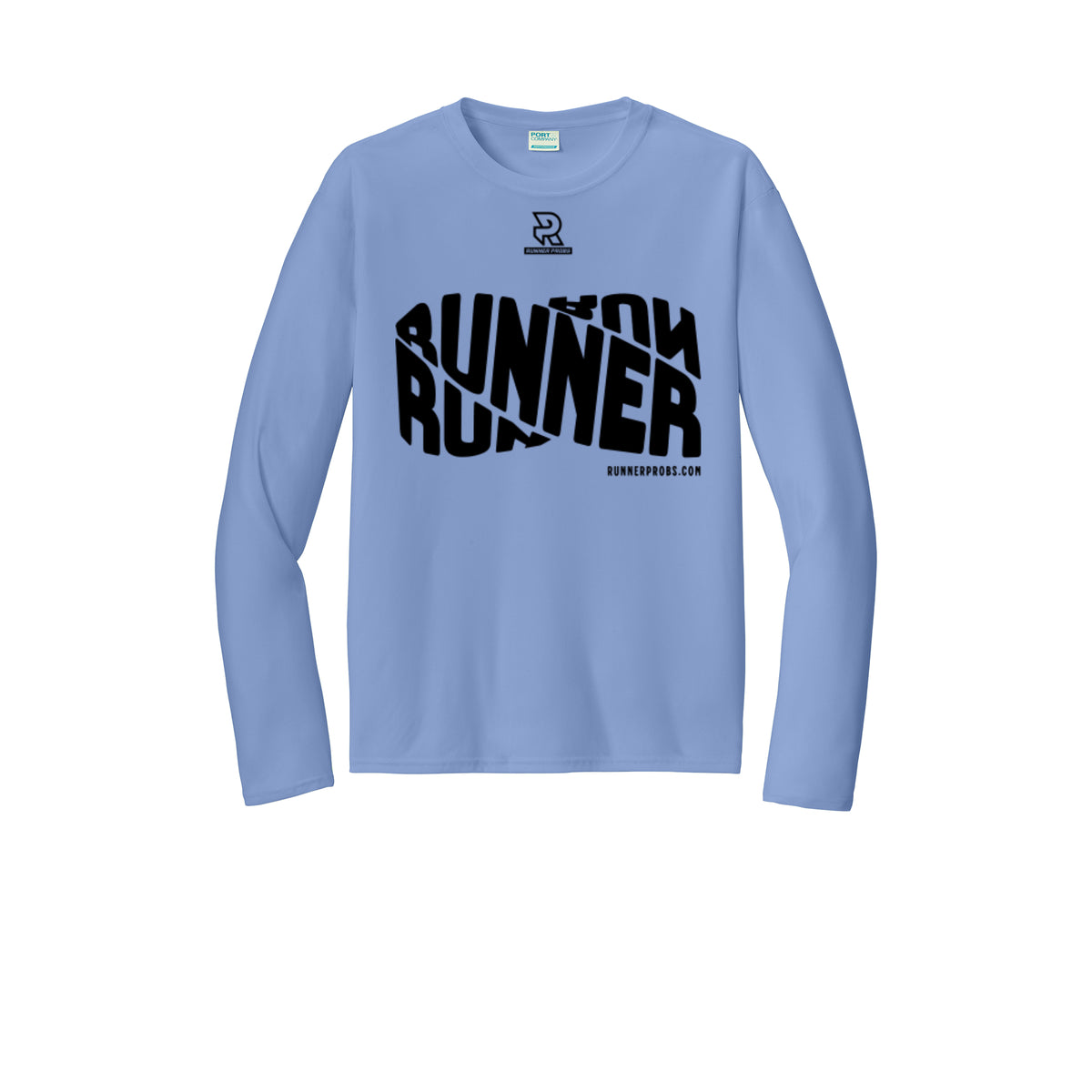 RUNNER DNA (Black) - Long Sleeve Performance Tee