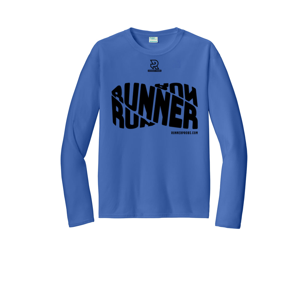 RUNNER DNA (Black) - Long Sleeve Performance Tee