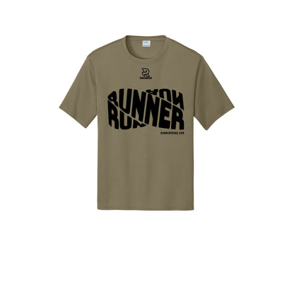 RUNNER DNA (Black) - Short Sleeve Performance Tee