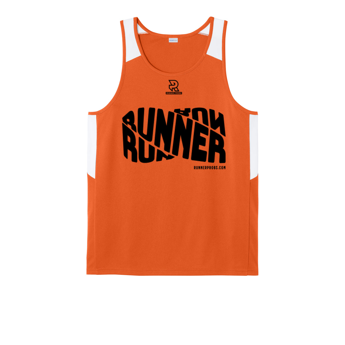 RUNNER DNA (Black) - Mens Club Track Tank