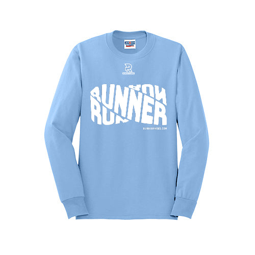 RUNNER DNA (White) - Long Sleeve 50/50 Tee